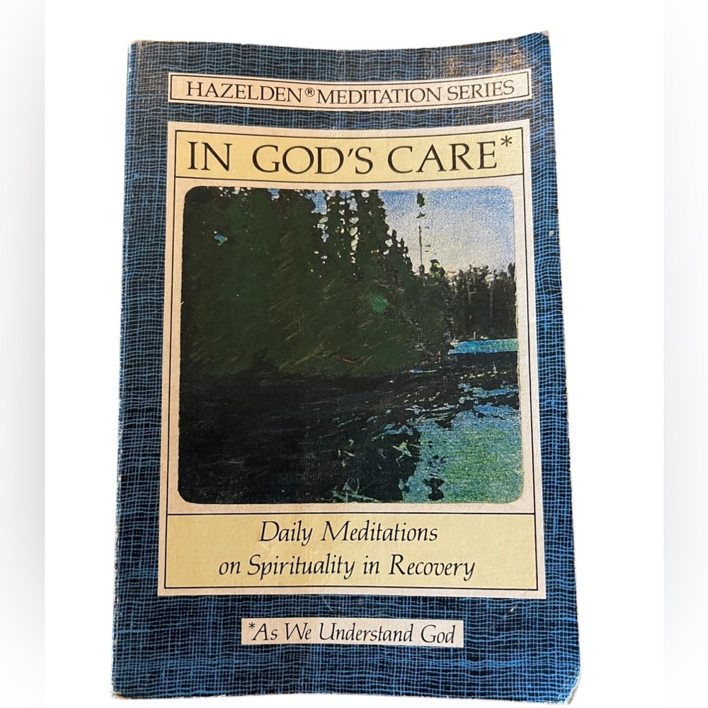 Vintage 1991 In God’s Care Hazelden Meditation Series Book Spiritual Recovery